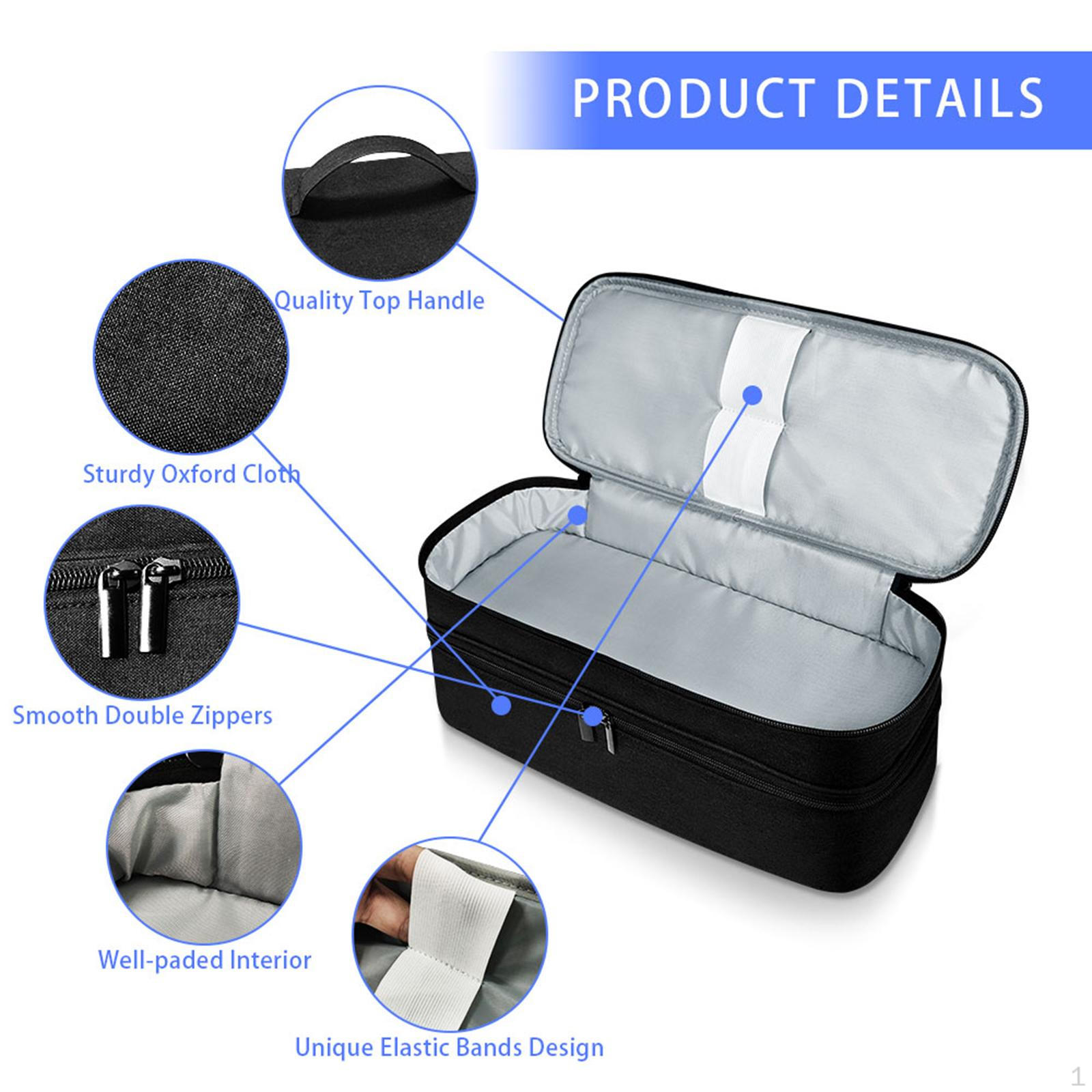 

Сумка для інструментів і аксесуарів для укладки волосся чорний