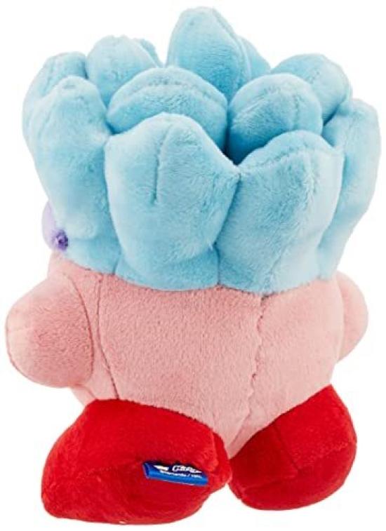 [USED]Kirby Star Allies ALL STAR COLLECTION Ice Kirby (S) Plush — W13×D11×H14cm — KP10