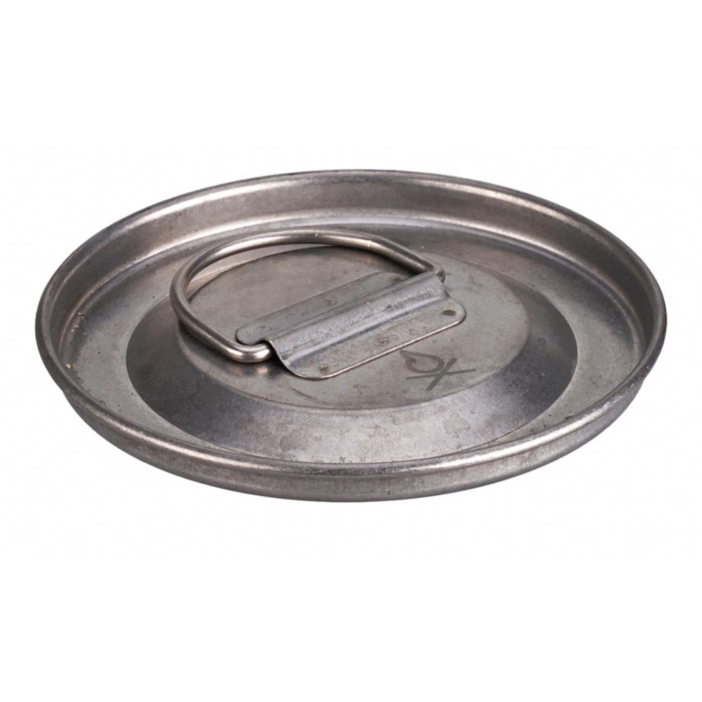 2Pcs Outdoor Camping Cookware Set with Folding Handle Picnic Pot Set 304 Stainless Steel Outdoor Camping Pan for Outdoor Picnic