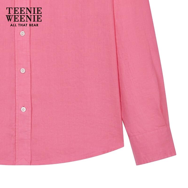 Teenie Weenie Women's Long Sleeve Collared Shirt