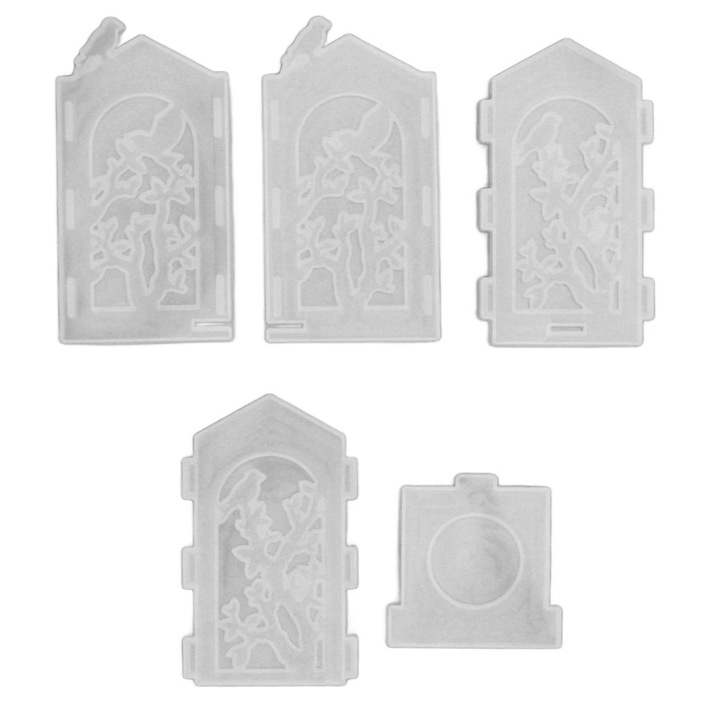 Kerzenständer Silikonform Einzigartiges Design Elastisch Leicht Entformbar Form Handwerk für DIY Kerzenhalter