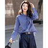 Demana Women's Retro Plaid Cotton Shirt