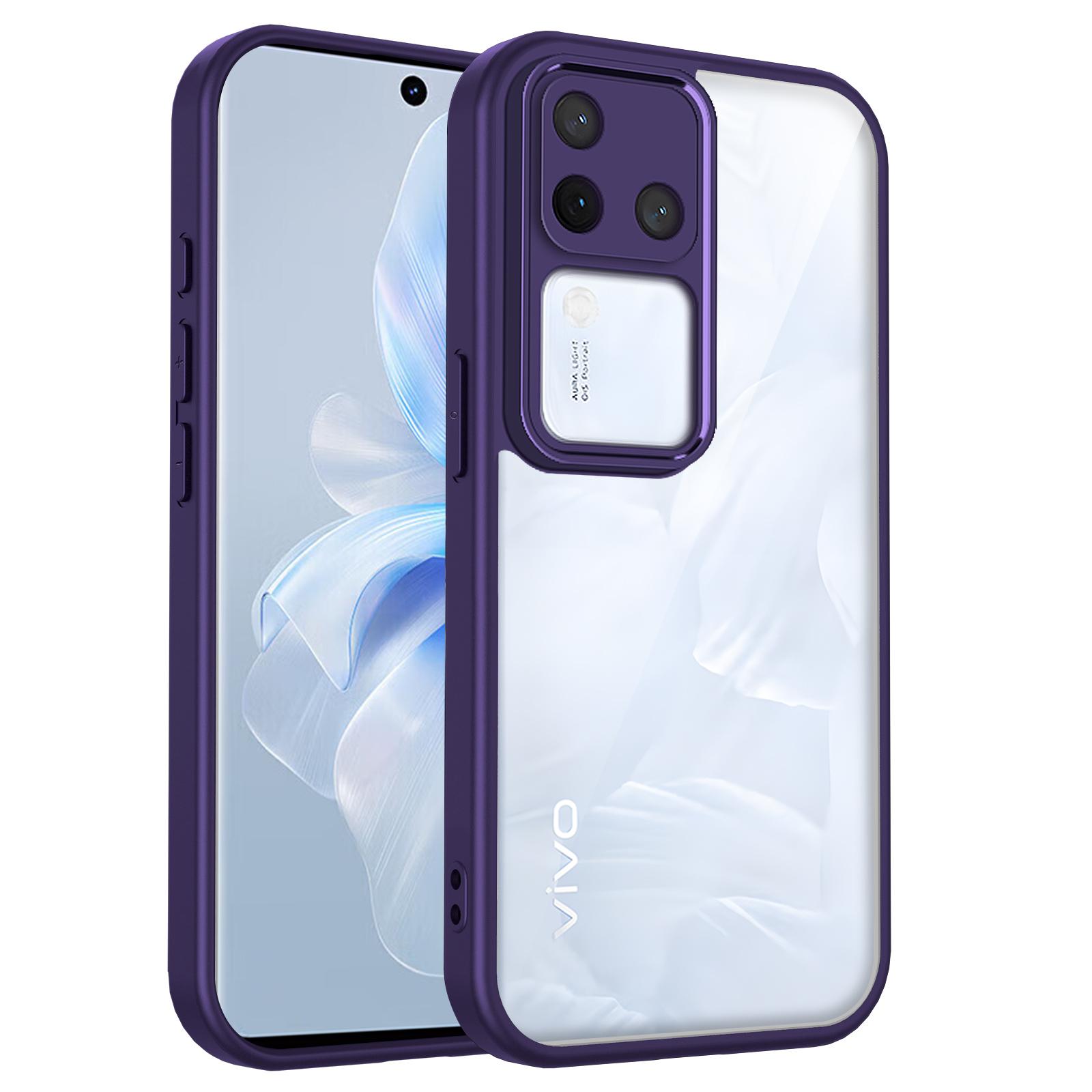 

For Vivo V30 Case vivo V30 Pro Phone Case Vivo v30pro Cover vivo v30 Air Cushion Silicon Bumper Clear Matte Back Cover Hard vivo V30 Pro