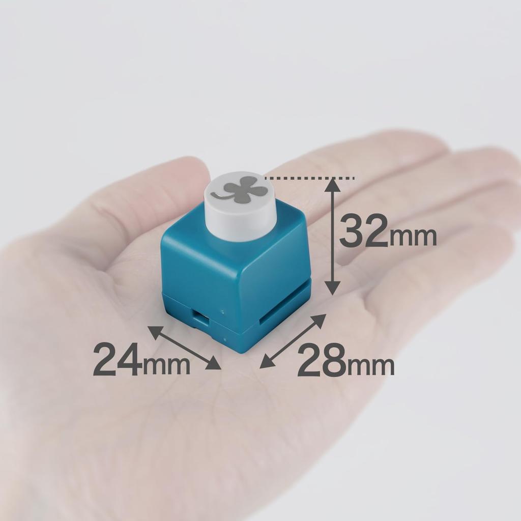 Mini Craft Punch Set, Azuki Bean, 6-Piece Set, Japan Selection, CN12811