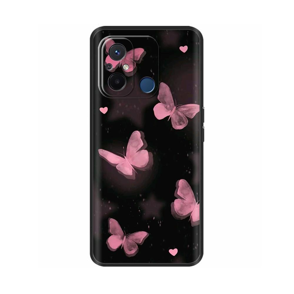 For Redmi 12C Case Redmi12C Cover Soft Smooth Liquid Silicone Cartoon Phone Case For Xiaomi Redmi 12C Cover 12 C Fundas Coque