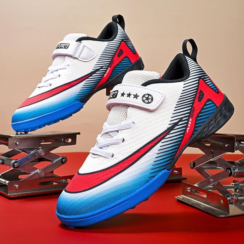 Dětské fotbalové kopačky na mistrovství světa pro chlapce a dospívající studenty ženy TF lisovky AG kolíky soutěžní tréninkové boty