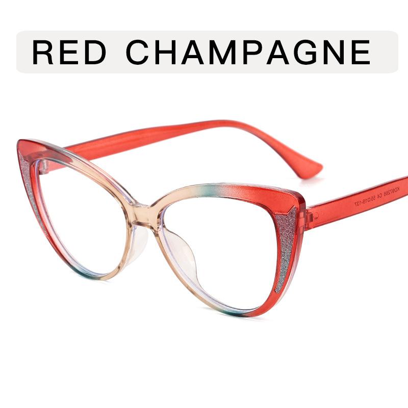 

European American Style Glasses Frame Cat Eye Shape Blue Light Blocking Eyeglass Frames Bohemian Style Women s Glasses Frame