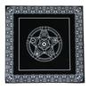 Altar Setup Board Game Mat Black White Tarot Table Cloth New Decorative Tablecloth  Tarot Reading