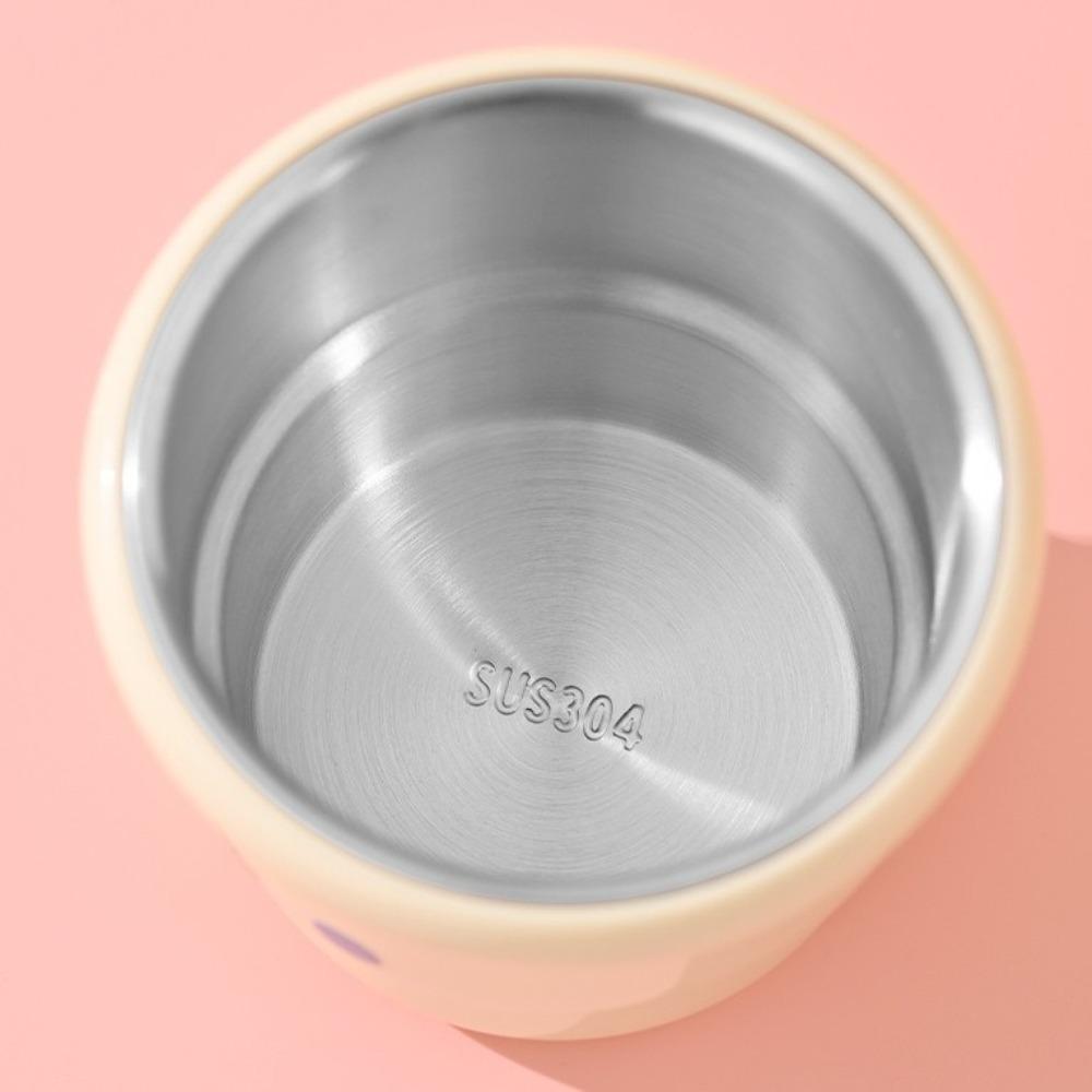 Leakproof Coffee Travel Mug Insulated Leakproof Drinking Cup Cute Stainless Steel Mug  Office