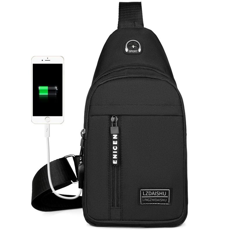 Waist Chest Bag Small Canvas Chest Pack for Men Women Crossbody Bags Hip Hop Streetwear Bag Fanny Pack