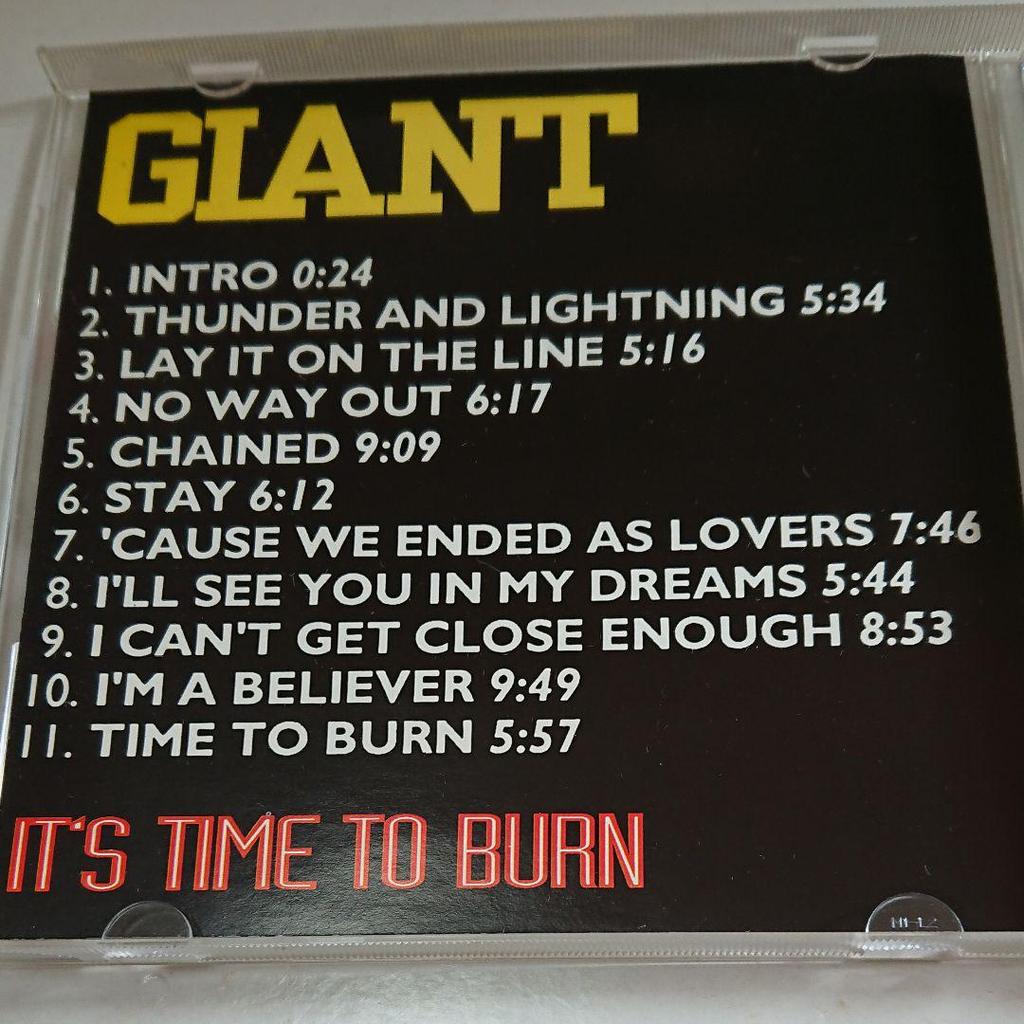 [USED] Precious sound source GIANT /It's Time to Burn