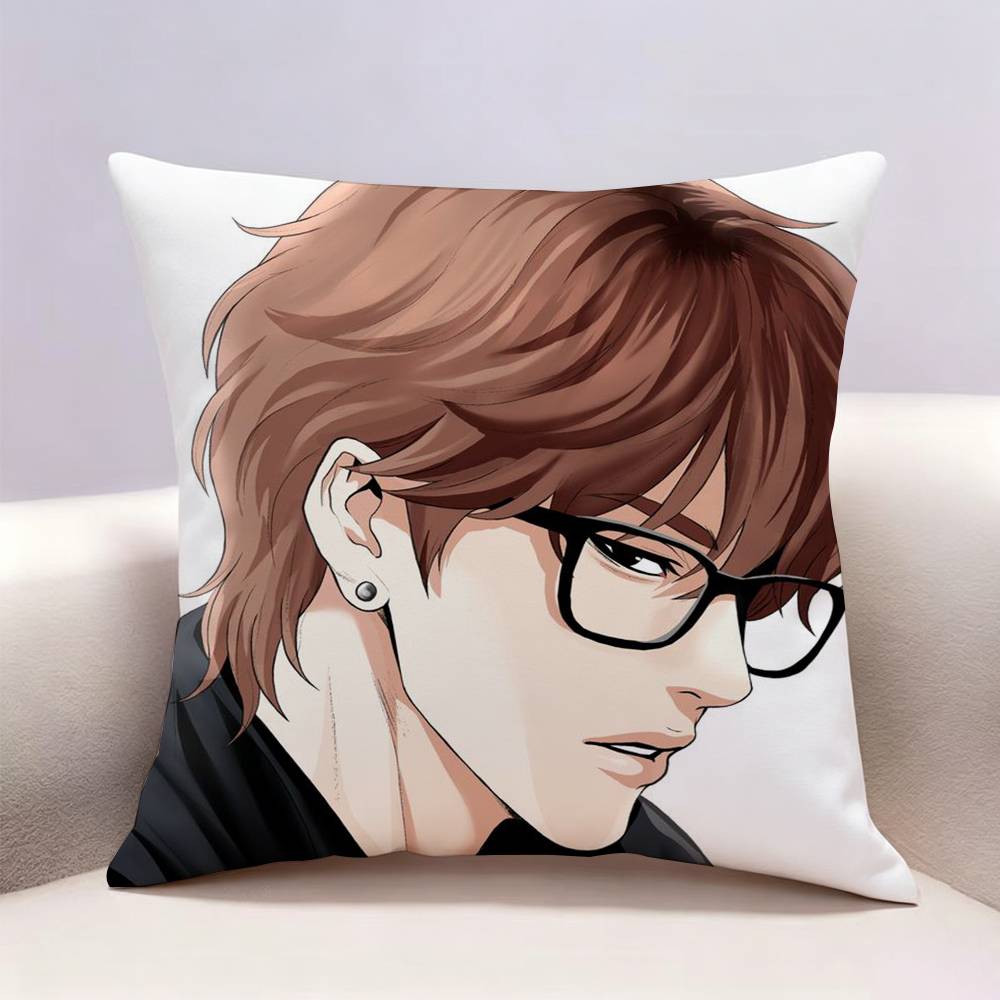 LLookism Manhwa  Doublesided print Pillow Case for Sofa Living Room Home office Decor Protective Cover