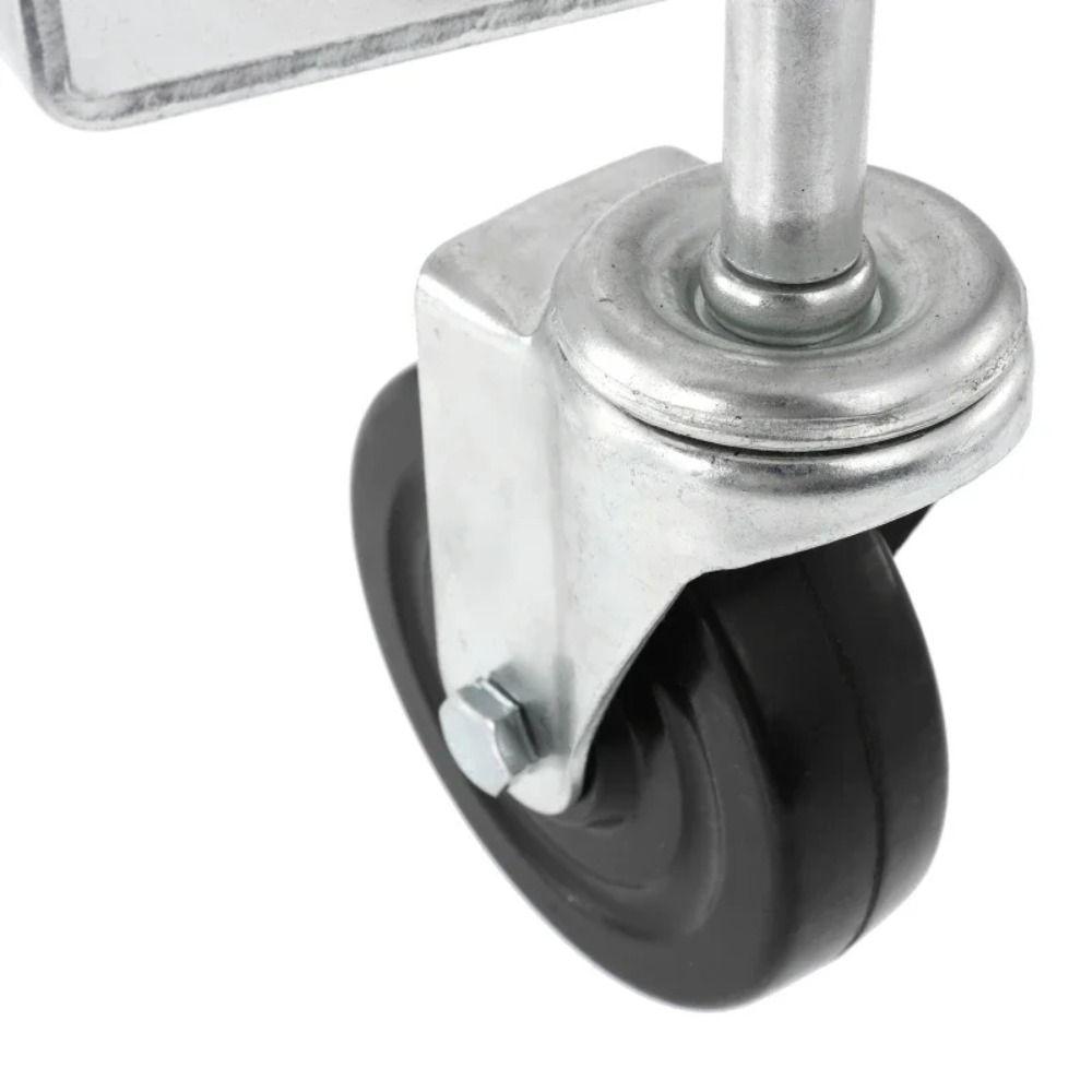 Heavy-duty Door Gate Wheel 4 Inch Spring Damping Wheel Door Roller Spring Loaded Caster Household