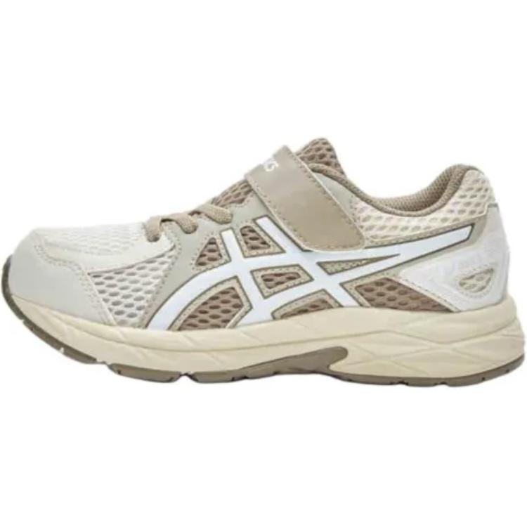 Asics Kids Contend Jog PS Running Shoes Kids Sneakers White Brown 1014A356-106