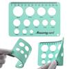 Durable Silicone Size Measure Flange Sizing Tools Nipple Ruler Breast Pump Measurement Tool