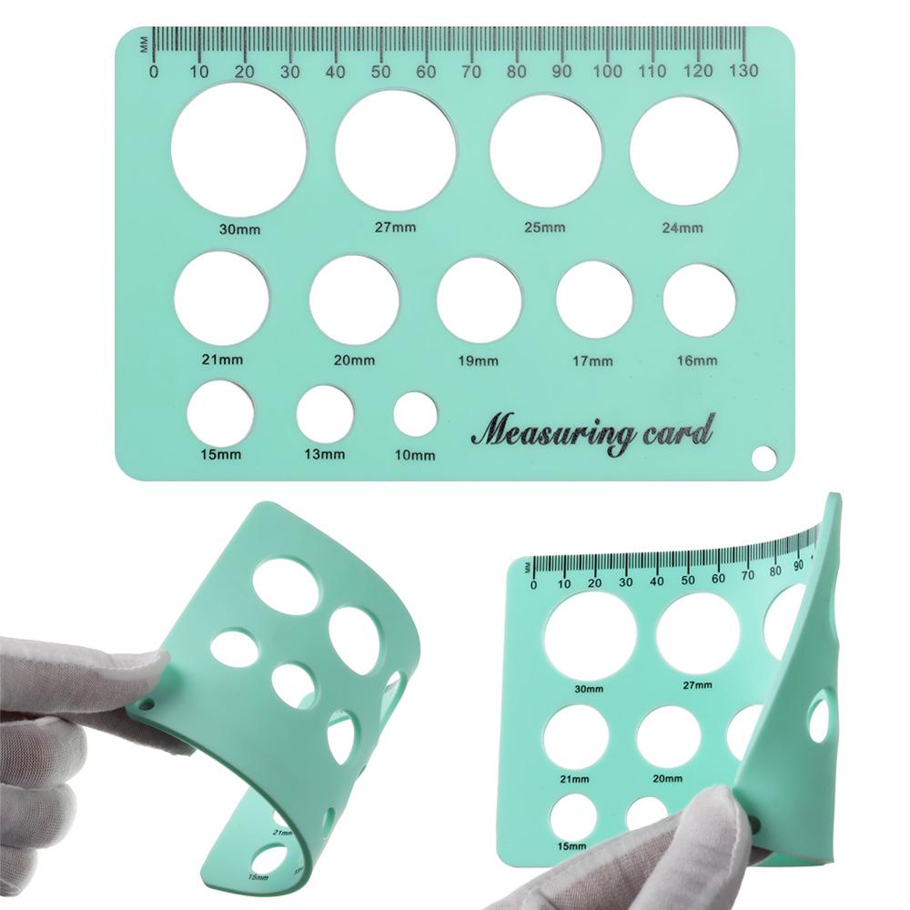 Durable Silicone Size Measure Flange Sizing Tools Nipple Ruler Breast Pump Measurement Tool