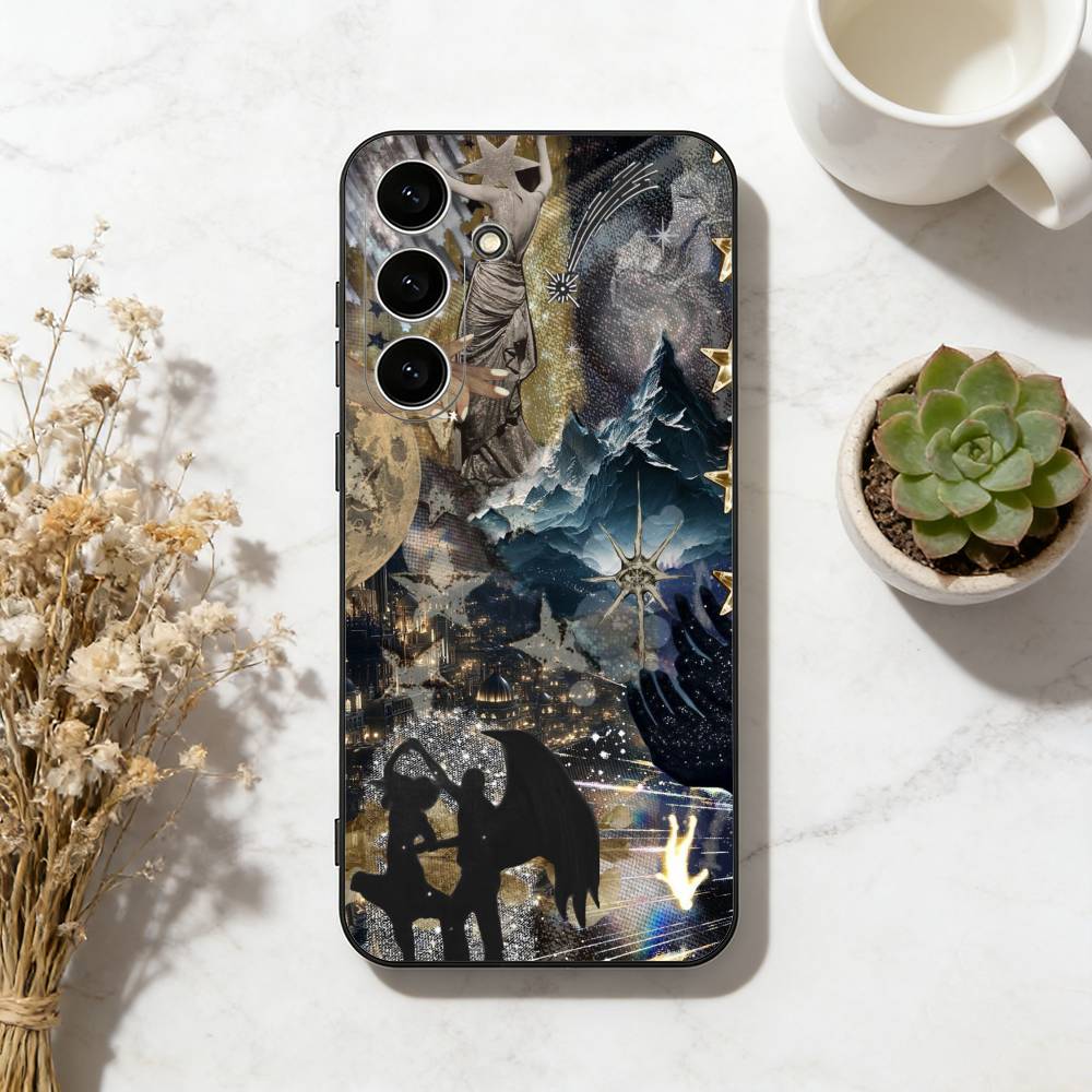 Acotar A Court of Mist and Fury Phone Case For Samsung Galaxy A73,A72,A71,A70,A53,A52,A51,Soft Silicone Black Cover