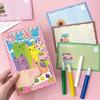 35Pcs Squeegee Art Kids Paint Kit, Diy Material Magic Reveal Rainbow Scratch Art