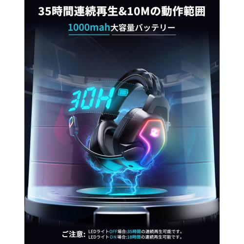 Ozeino Gaming Headset Gaming Headphones Ps5 Ps4 Switch Headset Bluetooth Headphones Wireless [TYPE-C&USB Wireless Receiver/Bluetooth/3.5mm Wired 3WAY