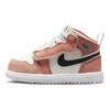 Jordan 1 Mid Alt SE Orange Suede (TD) Baby Sneakers Team-Orange Sail White DZ4469-800