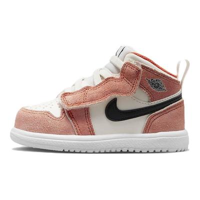 1 Mid Alt SE Orange Suede (TD) Baby Sneakers Team-Orange Sail White DZ4469-800
