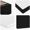Ottoman Bed with Mattress Black 140x200 cm Velvet