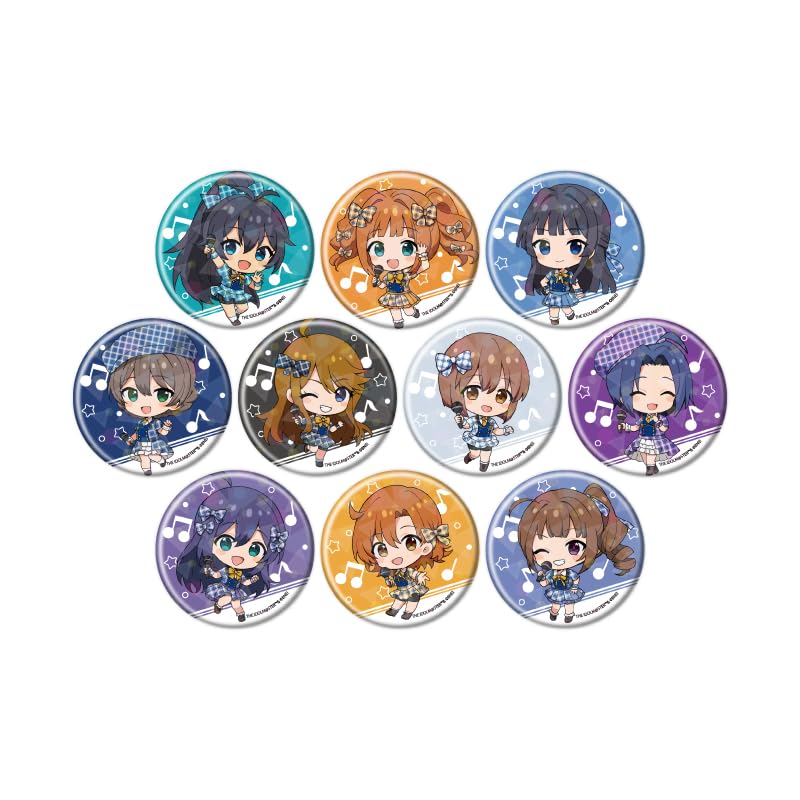 

THE iDOLMSTER MILLION LIVE 02 Караоке версия. [Мини-иллюстрация персонажа] Голографический значок [57 мм] Полный набор (Коробка из 10 шт.)