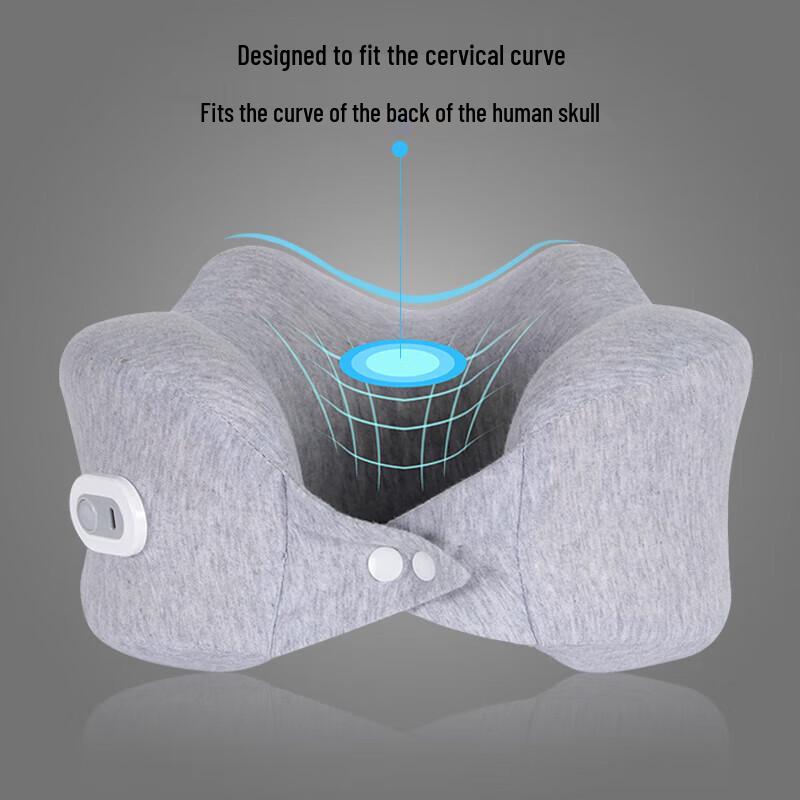 HEZHENG Portable U-shaped Memory Foam Neck Massager