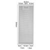 Silver Cooker Hood Filters Metal Mesh Extractor Vent Filters 399x182x9mm Aluminium Aspirators Metal Grease Mesh