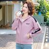 Sweat à capuche zippé décontracté pour femme Hodo