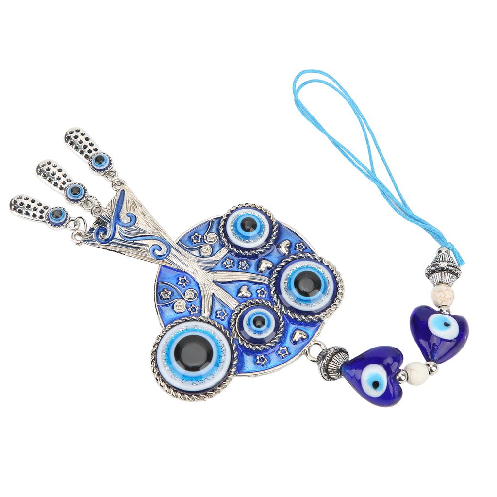 Evil Eye Pendant Coloured Glaze Alloy Exquisite Elegant Style Bring Good Luck Benediction Evil Eye Car Hanging Ornament