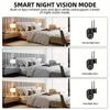 1 Drahtlose 1080p HD Innen-/Außenkamera mit Farb-Nachtsicht, Zwei-Wege-Audio, Schwenken/Neigen/Zoomen, Wi-Fi Smart Home Sicherheitskamera mit Bewegungserkennung