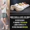 Outer wear bag head hollow thick-soled cool slippers women's 2025 summer new small man height increase one foot lazy sandals