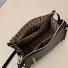 Soft leather lock square box messenger bag women's shoulder bag