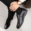 Mens Dress Shoes Fashion Pointed Toe Men's Business Casual Shoes Brown Black Leather Oxfords Shoes Zapatos De Hombre