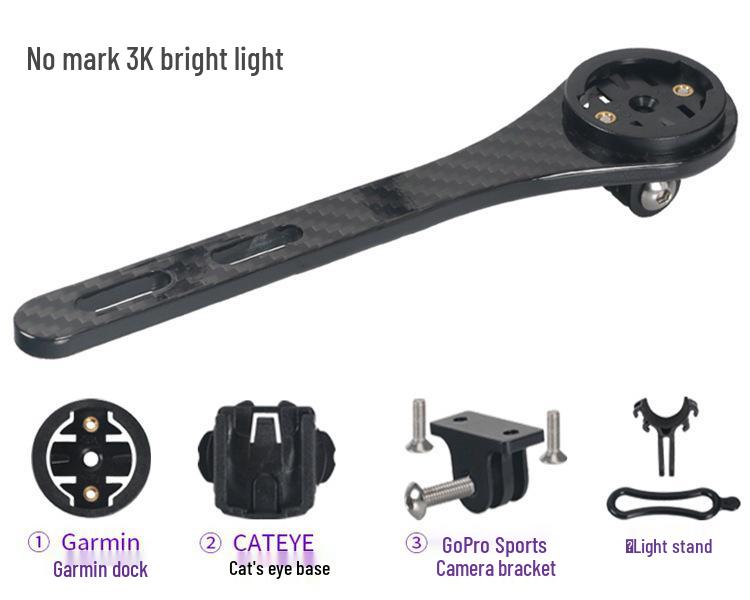 

Carbon Fiber Bicycle Code Meter Frame with Integrated Curved Handlebar Bracket Boxed