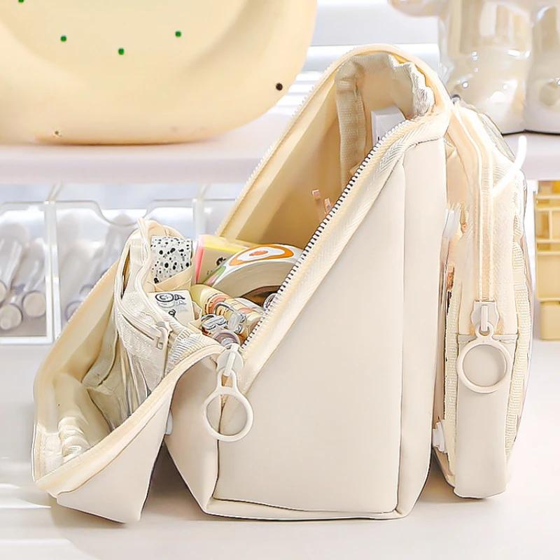 New Nine-layer Large-capacity Pencil Case Student Stationery Storage Box Simple Multi-functional Pencil Case Storage Bag