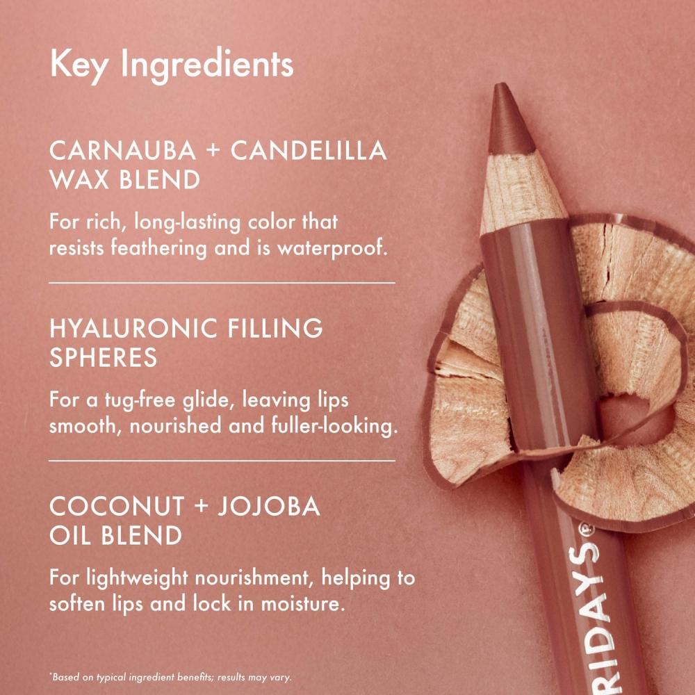 Summer Fridays Softline Lipliner Langanhaltender Lippenstiftstift 0,036 1,02 Sugar   Weiches kühles Rosa