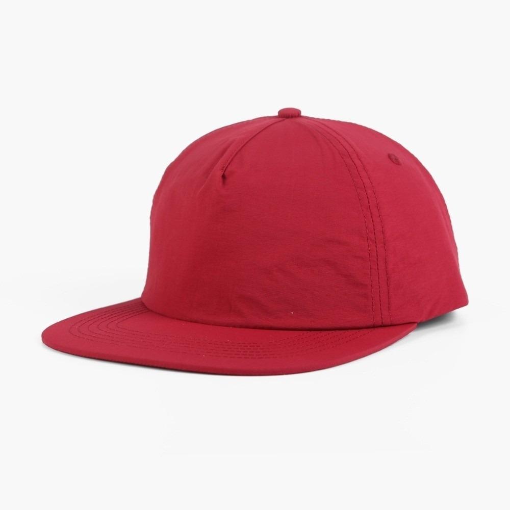 Flat Brim Baseball Hats Quick Drying Snapback Cap Fashion 5 Panel Peaked Hat  for Men and Women