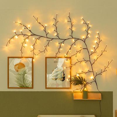Rattan LED Branch Vine Wall Light for Room & Festival Decoration