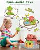 Magnetic Cube Building Set: Primeval Forest-Themed Educational Toy for Kids
