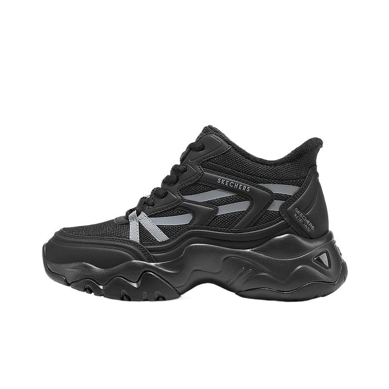 Skechers DLites Comfortable Classic Dad Shoes Women sneakers 169080-BKGY 35