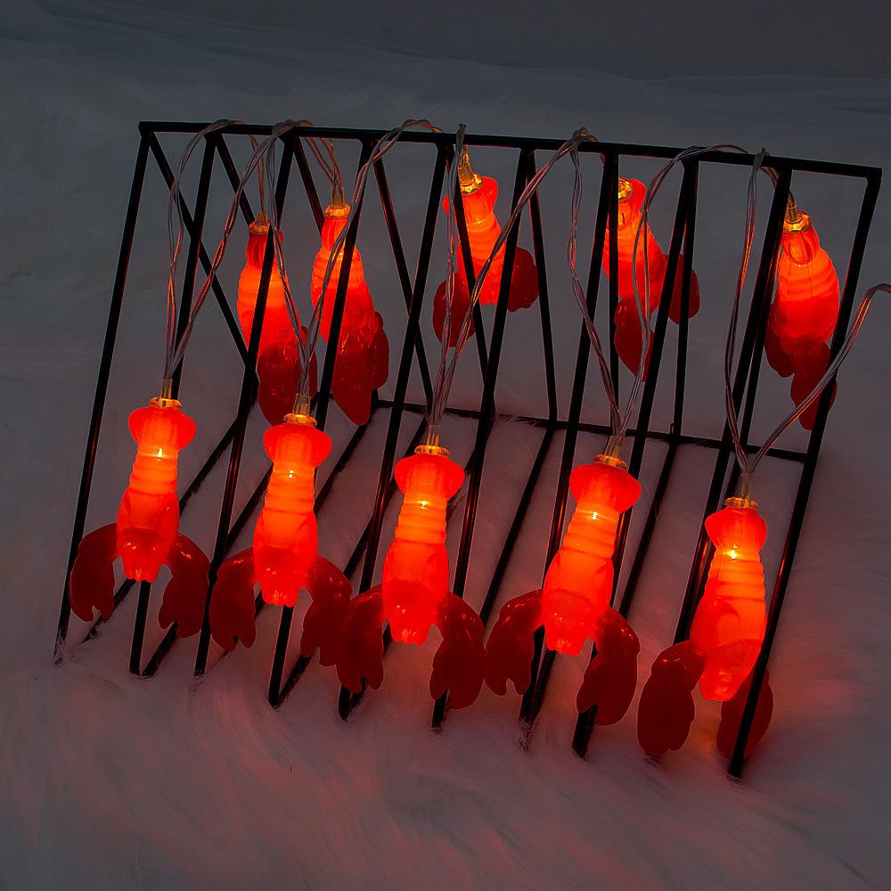 1.5m 10-LED Lobster Design String Light Battery Powered Decorative Lamp,Constant Light