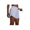 Under Armour Flyby Elite Solid Logo High Waist Running Casual Shorts Women Shorts Cyan 1383242-539