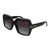 Tf Spiegelbeine Logo Quadratische Sonnenbrille Damen Sonnenbrille Schwarz FT1082