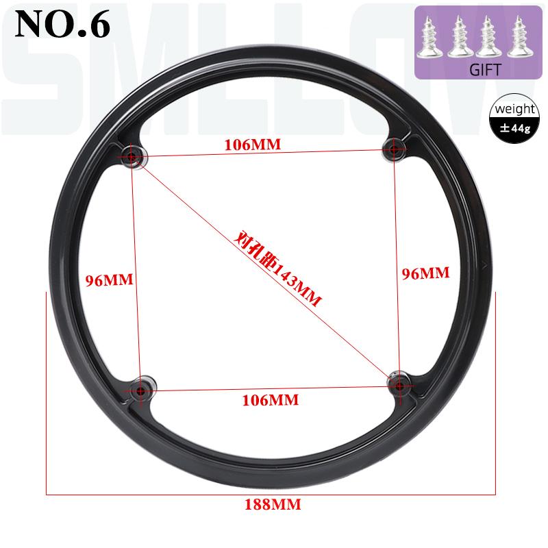 Crank Set Bicycle Parts 42T 44T 46T 48T 52T Universal Crank Cover Bicycle Tooth Plate Chain Wheel Guard Bike Crank Cap