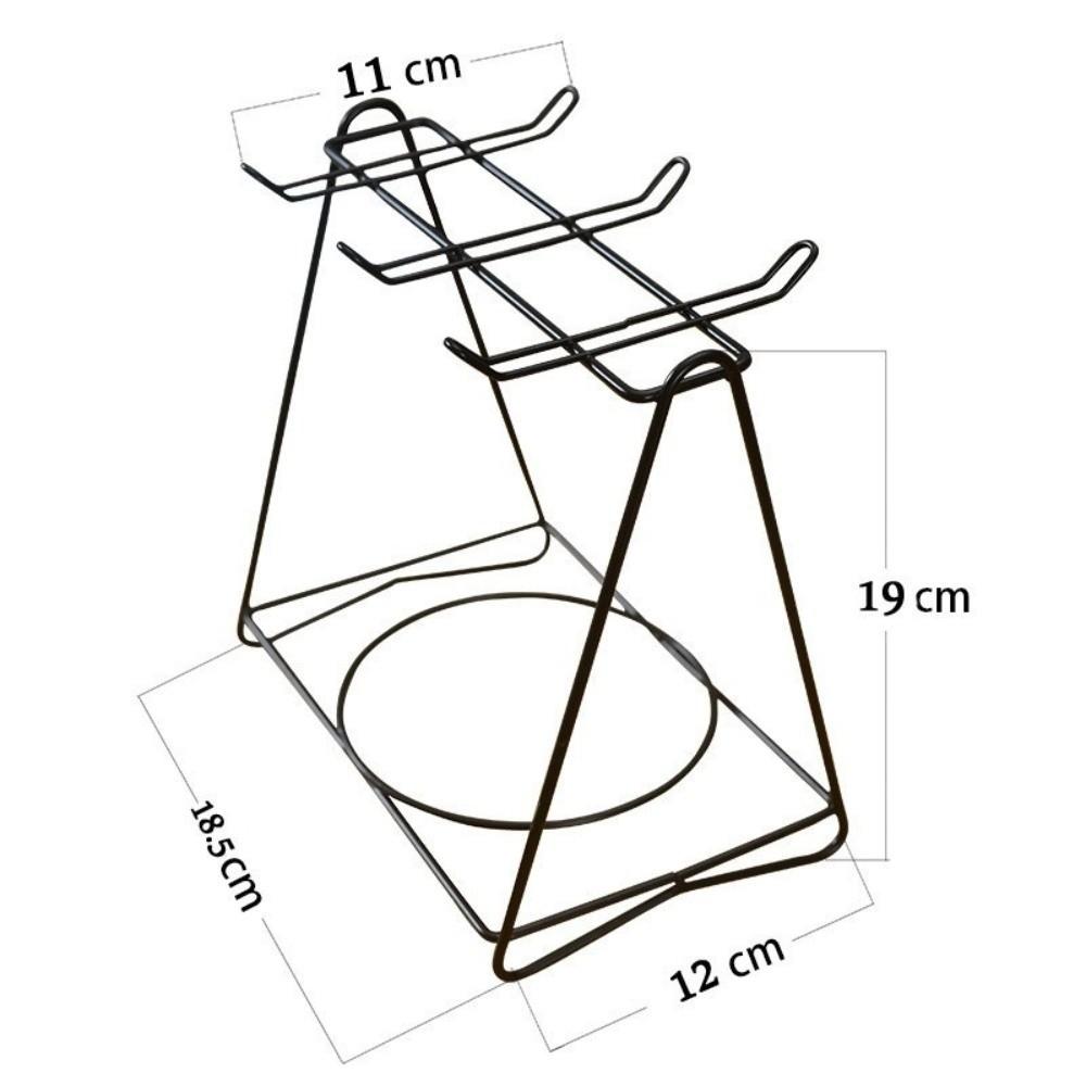 Space Saving Coffee Cup Holder Iron Mug Rack New Cup Drying Stand For Kitchen