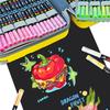 360 Color Professional Artist Marker Luggage Set - Soft-tip Drawing Straight Line Liquid Acrylic Markers DIY Graffiti Art Painti