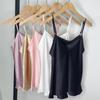 Women's Plus Size Mulberry Silk Camisole - Solid Color, Short Vest, Summer Base Layer