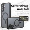 Matte Finish Phone Case for Galaxy A15 5G with MagSafe Compatibility TPU PC Hybrid Cover Touch Skin Protection